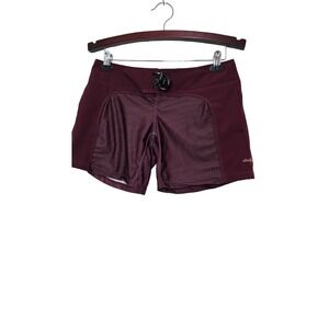Clinch Gear Board Shorts Womens 6 Burgundy Maroon MMA Training Athletic Grapplin
